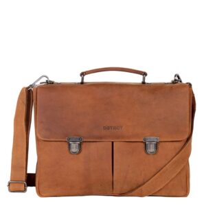 DSTRCT Wall Street Workingbag 15" cognac2