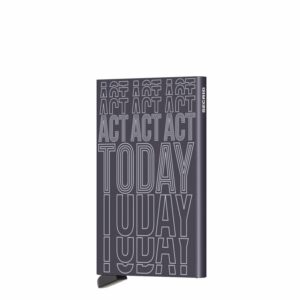 Secrid Cardprotector Laser act today dark purple