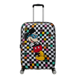 American Tourister Wavebreaker Disney Spinner 67 cm Mickey Check