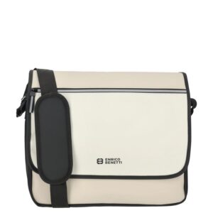 Enrico Benetti Bergen Waterproof Laptop Shoulderbag 15" black-beige