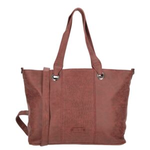 Enrico Benetti Josie Laptop Shopper 15" burgundy