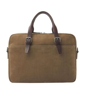 Castelijn & Beerens Veneto Nubuck Laptopbag 15.6" taupe