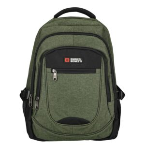 Enrico Benetti Hamburg 17" Laptop Backpack olijfgroen
