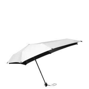 Senz Manual Opvouwbare Stormparaplu shiny silver