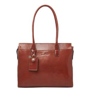 Castelijn & Beerens Gaucho Ellen Laptop Shoulderbag 15.6'' cognac