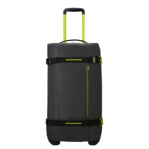 American Tourister Urban Track Duffle/Wheels M Coated black/lime
