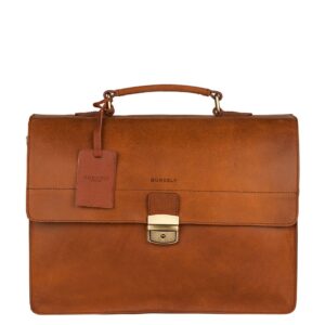 Burkely Vintage Dean Briefcase cognac