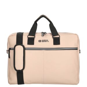 Enrico Benetti Bergen PU Laptop Shoulderbag 17" soft pink
