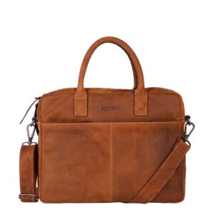 DSTRCT Wall Street Laptopbag 14" cognac