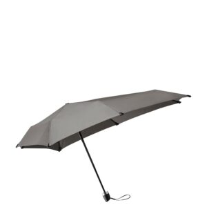 Senz Manual Opvouwbare Stormparaplu silk grey