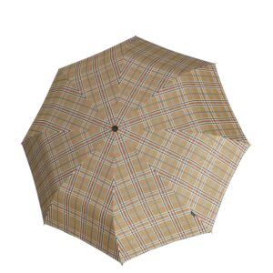 Knirps T.200 Medium Duomatic check beige