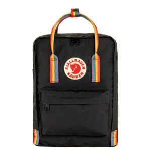 Fjallraven Kanken Rainbow black-rainbow pattern