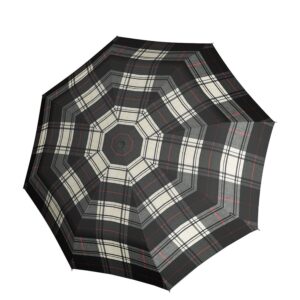 Knirps T-200 Medium Duomatic Paraplu checked 528