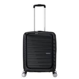 American Tourister Flashline Spin. 55/20 Frontloader Cabin Trolley shadow black