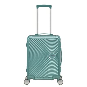 American Tourister Soundbox Aluminium Spinner 55 Expandable dusty turquoise