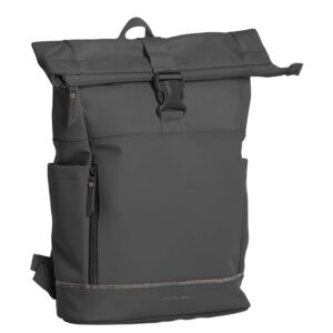 Daniel Ray Pittsburgh Rolltop Backpack Coated 15.6" dark grey