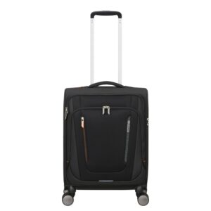 American Tourister Wanderlite Handbagage Spinner S - 44 liter - 55x40x20 cm - shadow black