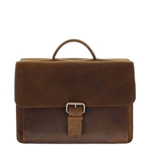 Plevier Retro Newton Laptoptas 3 vaks 15.6" bruin