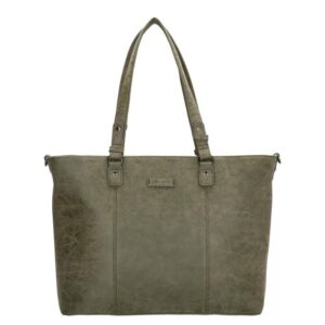 Enrico Benetti Kate 15'' Laptop Shoulderbag olijfgroen