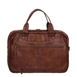 Bear Design Cow Lavato Laptoptas bruin