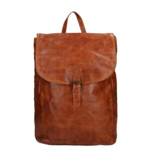 Bear Design Cow Lavato Backpack cognac