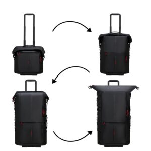 Samsonite Ecodiver Foldable Duffle/Wheels 4-IN-1 black