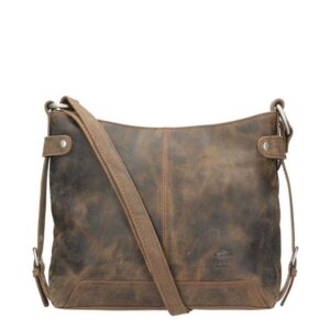 Bear Design Dark Nature Schoudertas brown