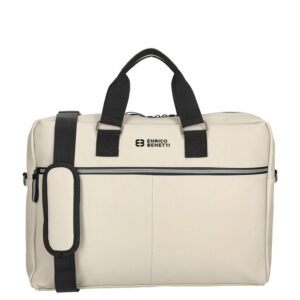 Enrico Benetti Bergen PU Laptop Shoulderbag 17" light taupe