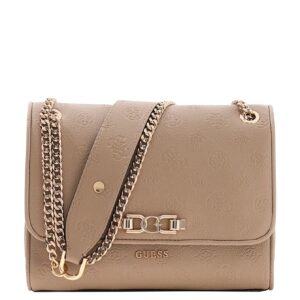 Guess Anise Convertible Xbody Flap dark taupe logo