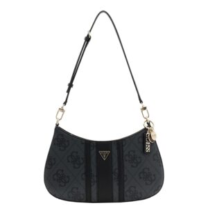 Guess Noelle II Top Zip Shoulder Bag coal logo