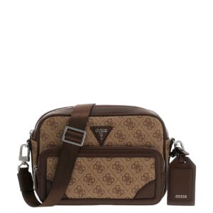 Guess Milano Crossbody Double Zip beigecognac