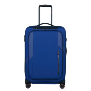 Samsonite Glazed Spinner 67 cm - Uitbreidbaar 83/94 liter - 67x44x30/33 cm - electric blue