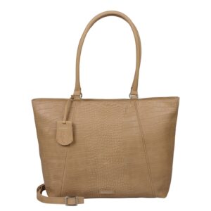 Burkely Cool Colbie Laptop Schoudertas - 15.6" laptopvak - beige