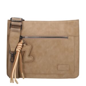 Zebra Trends Rosalyn Schoudertas zand