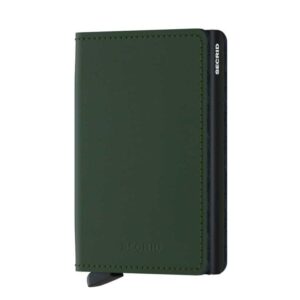 Secrid Slimwallet Portemonnee Matte green & black