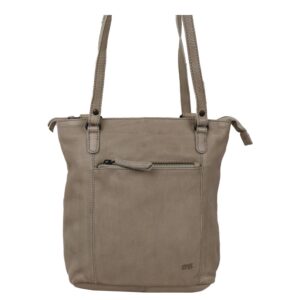Bear Design Sandy Shoulder / Backpack silver mink