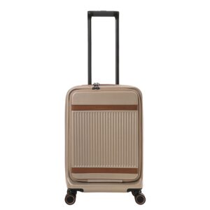The Chesterfield Brand Zuna Handbagage Spinner 55 cm Laptop Voorvak - 44 liter - 55x36x23 cm - champagne
