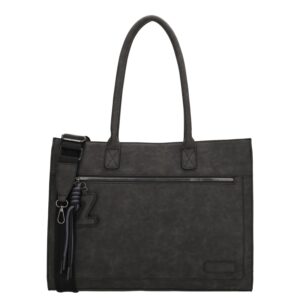 Zebra Trends Rosalyn Shopper - 15" laptopvak - zwart