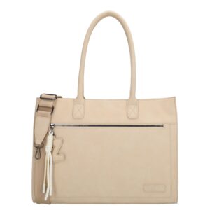 Zebra Trends Rosalyn Shopper - 15" laptopvak - beige