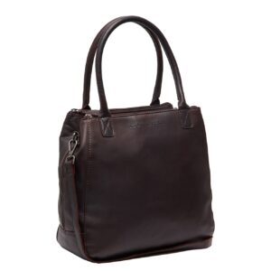 The Chesterfield Brand Solvin Schoudertas - met afneembare schouderriem - bruin