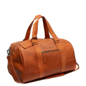 The Chesterfield Brand Volenza Weekendtas - 35 liter - met afneembare schouderriem - 28x46x27 cm - cognac