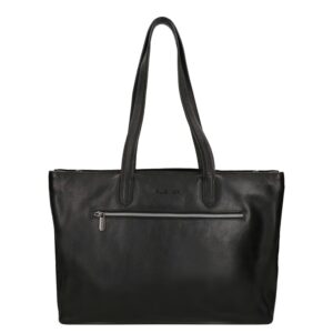 Plevier Power Livingstone Dames Laptop Schoudertas - 17" laptopvak - zwart