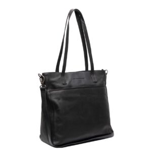 The Chesterfield Brand Mosel Shopper - met 14" laptopvak - met afneembare schouderriem - zwart