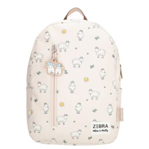 Zebra Trends Mike & Molly Kinderrugzak - met borstriem - creme