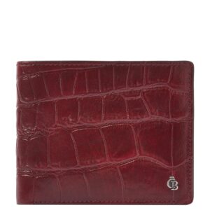 Castelijn & Beerens Croco Billfold - voor 8 pasjes - met RFID bescherming - rood