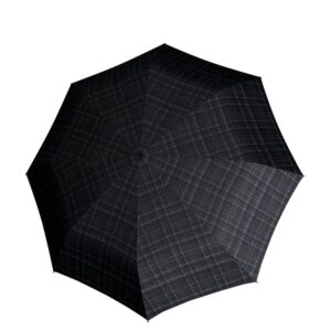 Knirps T-200 Medium Duomatic Paraplu checks black