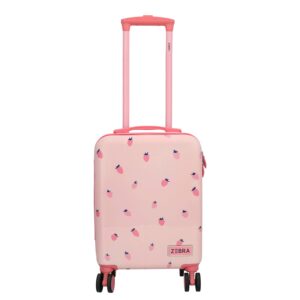 Zebra Trends Travel Kinderkoffer aardbei