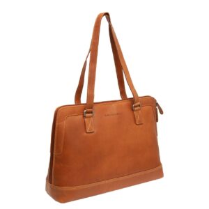The Chesterfield Brand Elvar Schoudertas - met afneembare schouderriem - cognac