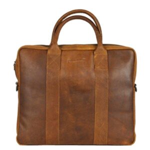 DSTRCT Limited Single Zip 14'' Laptoptas cognac