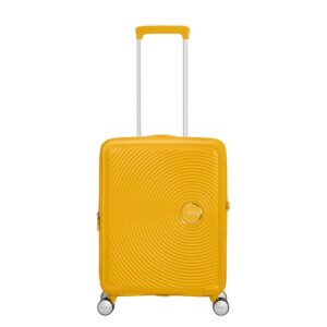 American Tourister Soundbox Spinner 55 Expandable golden yellow